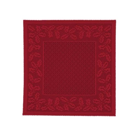 Heritage Lace 58 x 58 in. Holly Vine Topper - Red HV-5858R